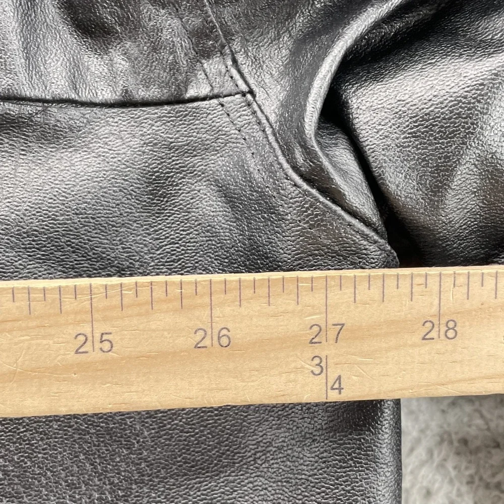 Italian Dondolore Navarre Leather‎ Jacket Men's 2X Motorcycle 90's Grunge Biker